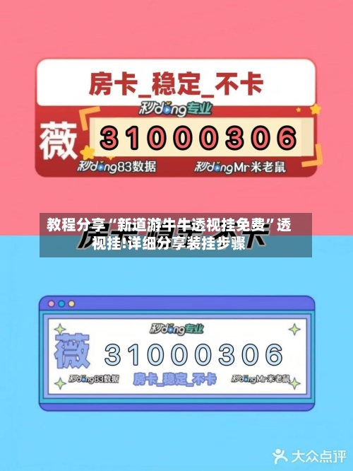教程分享“新道游牛牛透视挂免费”透视挂!详细分享装挂步骤-第1张图片