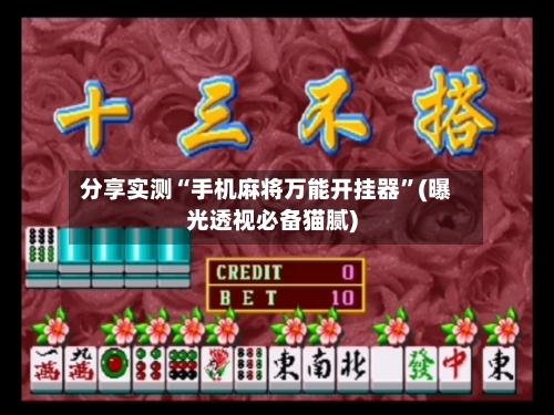 分享实测“手机麻将万能开挂器	”(曝光透视必备猫腻)-第1张图片