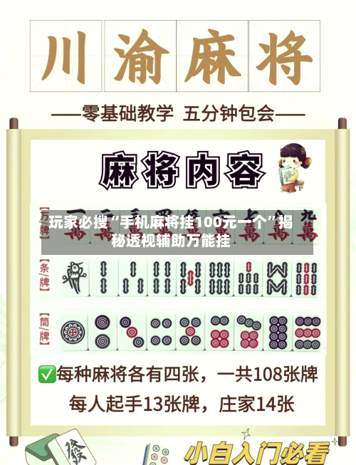 玩家必搜“手机麻将挂100元一个	”揭秘透视辅助万能挂-第1张图片