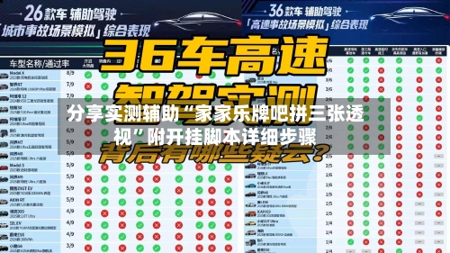 分享实测辅助“家家乐牌吧拼三张透视”附开挂脚本详细步骤-第2张图片