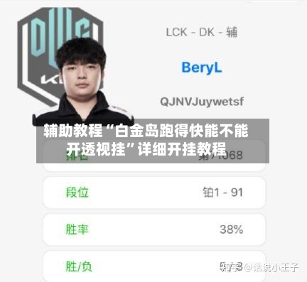 辅助教程“白金岛跑得快能不能开透视挂”详细开挂教程-第2张图片