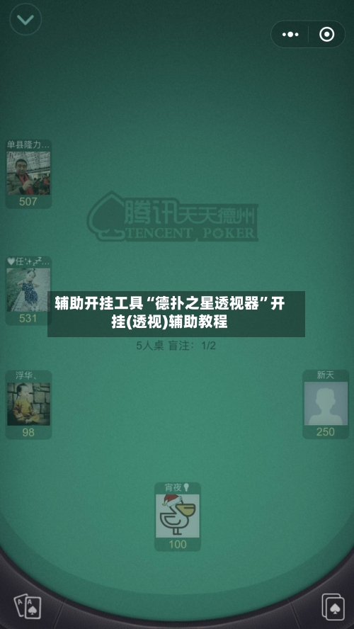 辅助开挂工具“德扑之星透视器”开挂(透视)辅助教程-第1张图片