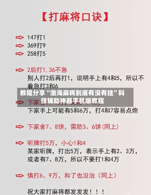 教程分享“渤海麻将到底有没有挂”科技辅助神器手机版教程-第2张图片