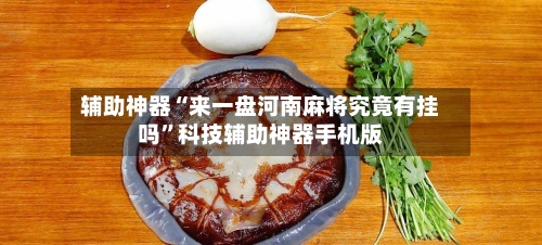 辅助神器“来一盘河南麻将究竟有挂吗”科技辅助神器手机版-第1张图片