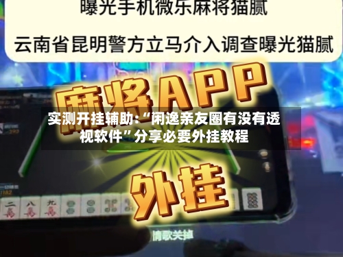 实测开挂辅助:“闲逸亲友圈有没有透视软件”分享必要外挂教程-第1张图片