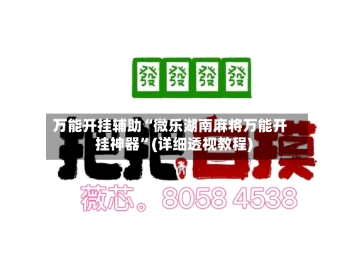 万能开挂辅助“微乐湖南麻将万能开挂神器”(详细透视教程)-第2张图片