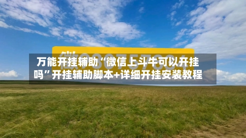 万能开挂辅助“微信上斗牛可以开挂吗”开挂辅助脚本+详细开挂安装教程-第3张图片