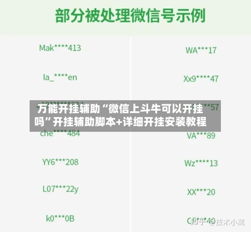 万能开挂辅助“微信上斗牛可以开挂吗”开挂辅助脚本+详细开挂安装教程-第2张图片