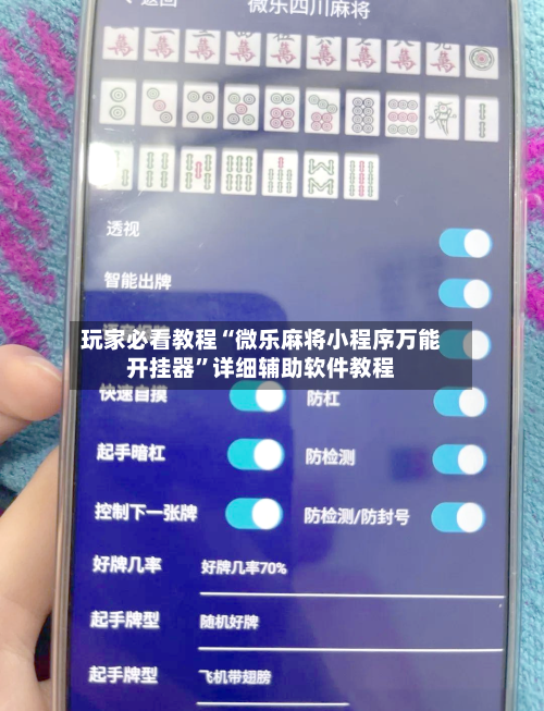 玩家必看教程“微乐麻将小程序万能开挂器”详细辅助软件教程-第2张图片