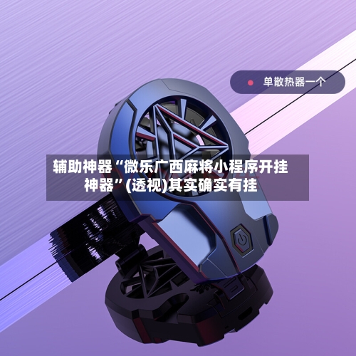 辅助神器“微乐广西麻将小程序开挂神器”(透视)其实确实有挂-第3张图片