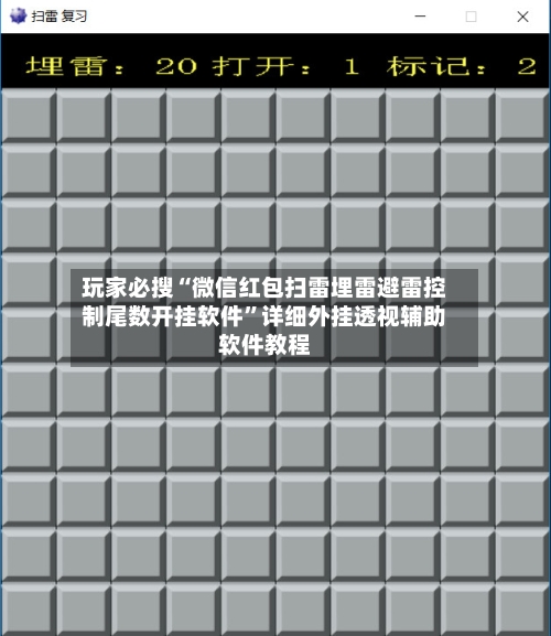 玩家必搜“微信红包扫雷埋雷避雷控制尾数开挂软件	”详细外挂透视辅助软件教程-第2张图片