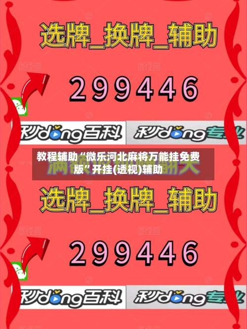 教程辅助“微乐河北麻将万能挂免费版”开挂(透视)辅助-第2张图片