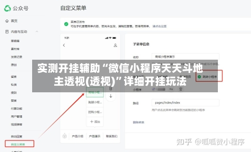 实测开挂辅助“微信小程序天天斗地主透视(透视)”详细开挂玩法