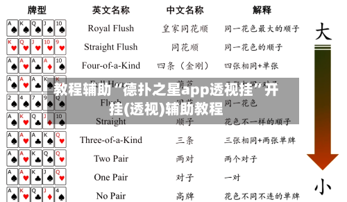 教程辅助“德扑之星app透视挂”开挂(透视)辅助教程-第1张图片