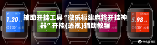 辅助开挂工具“微乐福建麻将开挂神器	”开挂(透视)辅助教程-第1张图片