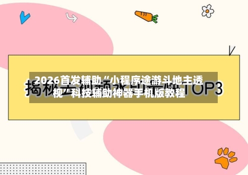 2026首发辅助“小程序途游斗地主透视”科技辅助神器手机版教程-第3张图片