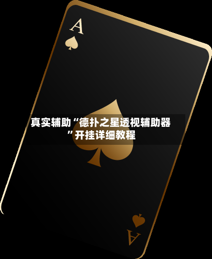 真实辅助“德扑之星透视辅助器”开挂详细教程-第1张图片