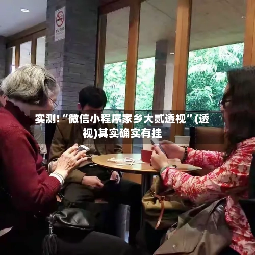 实测!“微信小程序家乡大贰透视”(透视)其实确实有挂-第1张图片