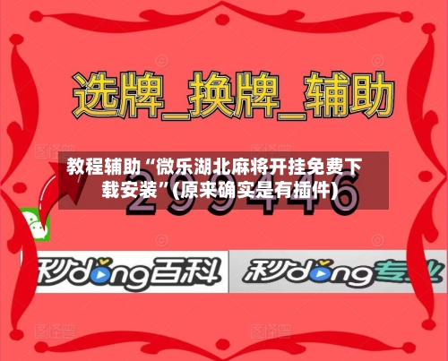 教程辅助“微乐湖北麻将开挂免费下载安装	”(原来确实是有插件)-第1张图片