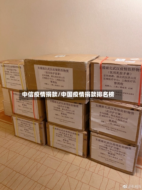 中信疫情捐款/中国疫情捐款排名榜