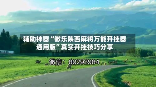 辅助神器“微乐陕西麻将万能开挂器通用版”真实开挂技巧分享-第1张图片