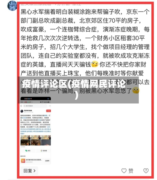 疫情评论区(疫情网民评论)-第3张图片