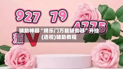 辅助神器“牌乐门万能辅助器	”开挂(透视)辅助教程-第2张图片