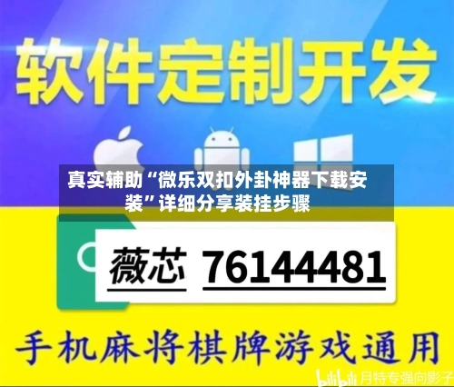 真实辅助“微乐双扣外卦神器下载安装”详细分享装挂步骤-第3张图片