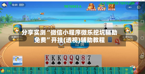 分享实测“微信小程序微乐挖坑辅助免费”开挂(透视)辅助教程-第1张图片
