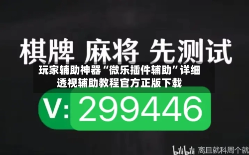 玩家辅助神器“微乐插件辅助”详细透视辅助教程官方正版下载-第1张图片