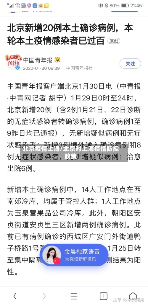 北京疫情上海/北京对上海疫情防控政策-第3张图片