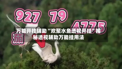 万能开挂辅助“欢聚水鱼透视开挂”揭秘透视辅助万能挂用法-第1张图片