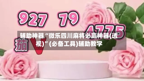 辅助神器“微乐四川麻将必赢神器(透视)	”(必备工具)辅助教学-第3张图片