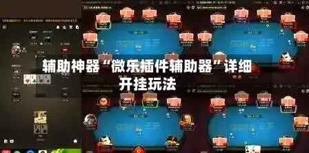 辅助神器“微乐插件辅助器”详细开挂玩法-第1张图片