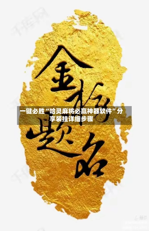 一键必胜“哈灵麻将必赢神器软件”分享装挂详细步骤-第1张图片