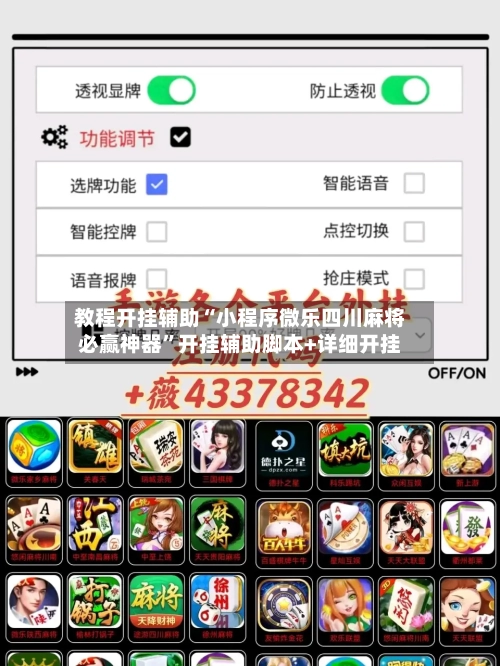 教程开挂辅助“小程序微乐四川麻将必赢神器”开挂辅助脚本+详细开挂-第3张图片