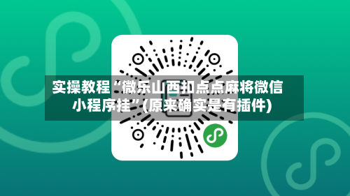 实操教程“微乐山西扣点点麻将微信小程序挂	”(原来确实是有插件)-第2张图片