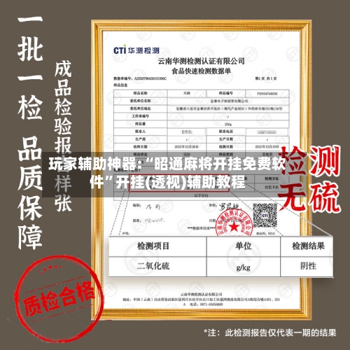 玩家辅助神器:“昭通麻将开挂免费软件”开挂(透视)辅助教程-第3张图片