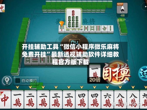 开挂辅助工具“微信小程序微乐麻将免费开挂”最新透视辅助软件详细教程官方版下载-第1张图片