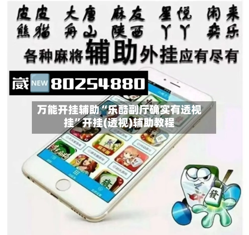 万能开挂辅助“乐酷副厅确实有透视挂”开挂(透视)辅助教程-第1张图片