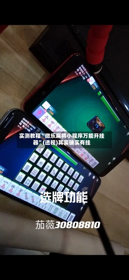 实测教程“微乐麻将小程序万能开挂器”(透视)其实确实有挂-第1张图片