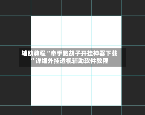 辅助教程“牵手跑胡子开挂神器下载	”详细外挂透视辅助软件教程-第1张图片