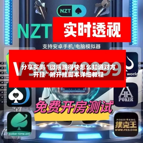 分享实测“微乐跑得快怎么知道对方开挂”附开挂脚本详细教程-第1张图片
