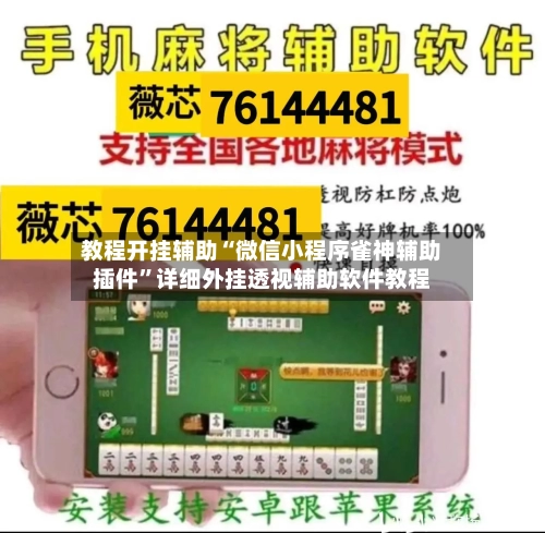 教程开挂辅助“微信小程序雀神辅助插件”详细外挂透视辅助软件教程-第1张图片