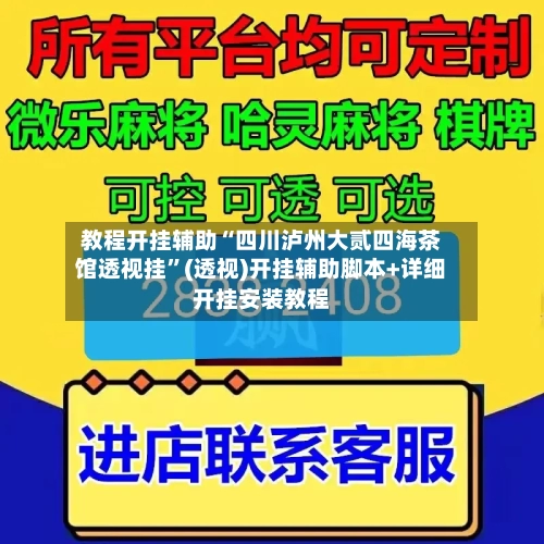 教程开挂辅助“四川泸州大贰四海茶馆透视挂”(透视)开挂辅助脚本+详细开挂安装教程-第3张图片