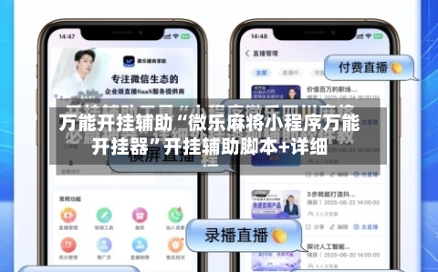 万能开挂辅助“微乐麻将小程序万能开挂器”开挂辅助脚本+详细-第1张图片