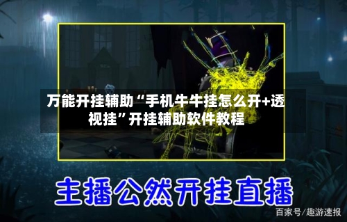 万能开挂辅助“手机牛牛挂怎么开+透视挂”开挂辅助软件教程-第1张图片