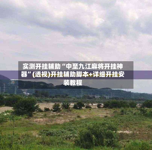 实测开挂辅助“中至九江麻将开挂神器”(透视)开挂辅助脚本+详细开挂安装教程-第1张图片