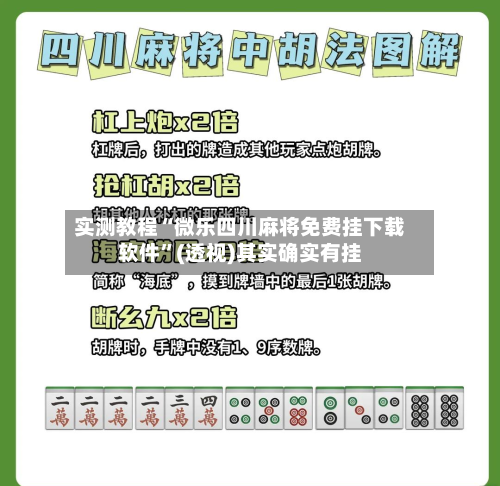 实测教程“微乐四川麻将免费挂下载软件	”(透视)其实确实有挂-第2张图片