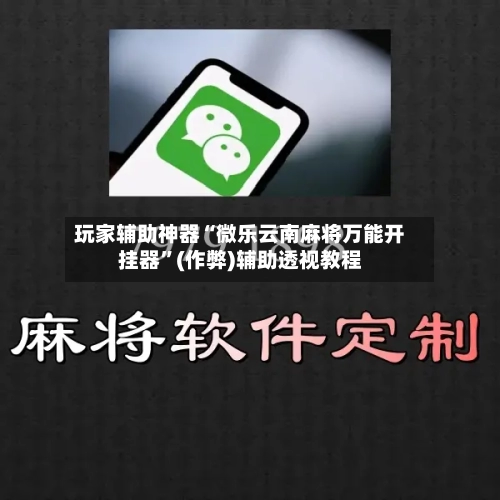 玩家辅助神器“微乐云南麻将万能开挂器”(作弊)辅助透视教程-第3张图片